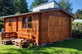 Garage en bois (44 mm), 4x6 m, 24 m² customer 1