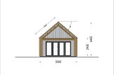 Chalet en bois AGATA S (34 mm + bardage), 39 m² specification 3