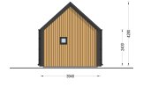 Chalet en bois SALLY (Isolé, 34 mm + bardage), 20 m² specification 4