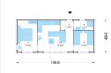 Chalet en bois habitable PREMIUM S (34 mm + bardage), 10.5x4.5 m, 47 m² specification 1