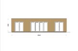 Chalet en bois habitable PREMIUM S (34 mm + bardage), 10.5x4.5 m, 47 m² specification 2