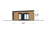 Chalet en bois habitable CARLA RV (Isolé RE2020, 44 mm + bardage), 60 m² specification 3