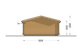 Abri de jardin en bois WISSOUS (44 mm), 5x4 m, 20 m² specification 4