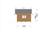 Abri de jardin en bois WISSOUS S (34 mm), 25 m² specification 3