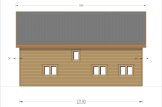 Chalet en bois VERA S (44 mm + bardage), 126 m² specification 5