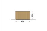Chalet en bois habitable PREMIUM S (34 mm + bardage), 10.5x4.5 m, 47 m² specification 5