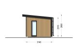 Abri de jardin en bois EVELIN PLUS (Isolé, 34 mm + bardage), 6x3 m, 15 m² specification 5