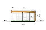 Maison préfabriquée en bois LUCIA 1 PV (Isolé RE2020, 44 mm + bardage), 57 m² specification 7