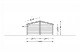 Chalet en bois AVON (66 mm), 6x15 m, 90 m² specification 4