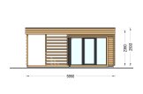 Abri de jardin en bois IDA (34 mm), 6x3 m, 8 m² specification 2