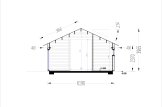 Chalet en bois GRETA S (44 mm + bardage), 48 m² specification 6