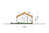 Chalet en bois NICOLE S (Isolé, 66 mm + bardage), 66 m² specification 6
