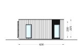 Maison préfabriquée en bois LUCIA 1 PV (Isolé RE2020, 44 mm + bardage), 57 m² specification 3