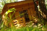 Chalet en bois à toit plat HYMER (66 mm), 42 m² + 10 m² terrasse customer 2