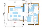 Maison préfabriquée en bois MIRABEL PV (Isolé, RE2020), 70 m² specification 1