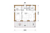 Chalet en bois habitable ANGELA RV (Isolé, RE2020), 50 m² specification 1