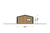 Chalet en bois habitable SELENE (Isolé, 44 mm + bardage), 54 m² specification 3