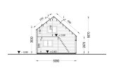 Chalet en bois en kit SELIA (34 mm + bardage), 44 m² specification 7