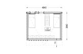 Chalet en bois SOPHIA (34 mm + bardage), 20 m² specification 2