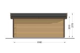 Abri de jardin en bois ARTUR PLUS (Isolé RE2020, 34 mm + bardage), 6x3 m, 15 m² specification 4