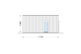 Maison préfabriquée en bois KAYA 3 PV S (44 mm + bardage), 70 m² specification 5
