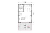 Chalet en bois en kit ALINA (34 mm + bardage), 46 m² specification 1