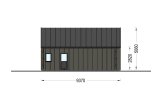 Maison préfabriquée en bois MILANA PV (Isolé RE2020, 44 mm + bardage), 41 m² specification 4