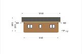 Chalet en bois ALICE S (44 mm + bardage), 63 m² specification 4