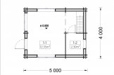 Chalet en bois habitable AVIGNON (44+44 mm, RT2012), 19.9 m² + 16 m² étage specification 1