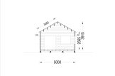 Abri de jardin en bois WISSOUS S (34 mm), 25 m² specification 6