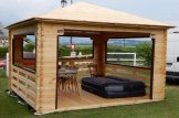 Tonnelle en bois (44 mm), 3x3 m, 9 m² customer 1