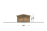 Garage en bois CLASSIC (34 mm), 4x6 m, 24 m² specification 2
