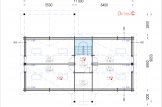 Chalet en bois VERA (44+44 mm), 132 m² + 13.5 m² terrasse specification 4