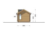Abri de jardin en bois CLOCKHOUSE (44 mm), 4x3 m, 12 m² specification 5