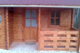 Chalet en bois NANTES (44+44 mm, RT2012), 24 m² + 3.5 m² terrasse customer 1
