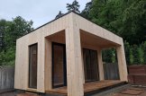Sauna d'extérieur avec vestiaire DELLA (34 mm + bardage), 4,6 x 2,1 m, 7,2 m², terrasse de 6,7 m² customer 3