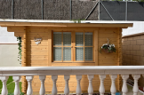 Abri de jardin en bois DREUX (44 mm), 4x3 m, 12 m² customer 3