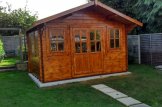 Abri de jardin en bois OLYMP (Isolé, 44+44 mm), 4x3 m, 12 m² customer 2