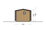 Abri de jardin en bois EMMY PLUS (34 mm + bardage), 6x3 m, 15 m² specification 5