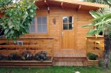 Abri de jardin en bois NINA (Isolé RT2012, 44+44 mm), 5x5 m, 25 m² customer 1