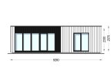 Maison préfabriquée en bois LUCIA 1 PV (Isolé RE2020, 44 mm + bardage), 40 m² specification 2