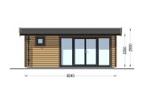 Abri de jardin en bois ARTUR PLUS (34 mm + bardage), 6x3 m, 15 m² specification 2
