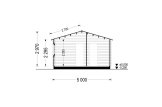 Chalet en bois AMBRE S (44 mm), 47 m² specification 6