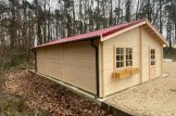 Garage en bois triple TRIO (44 mm), 9x6 m, 54 m² customer 2