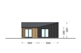 Chalet en bois en kit GINNY (34 mm + bardage), 49 m² specification 5