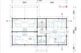 Chalet en bois habitable VERA (44+44 mm, RT2012) 132 m² + 13.5 m² terrasse specification 3