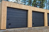 Garage en bois pour 3 voitures à toit plat SILVIA TRIO F (34 mm + bardage), 9x6 m, 54 m² customer 1