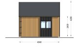 Chalet en bois SALLY (Isolé, 34 mm + bardage), 20 m² specification 3