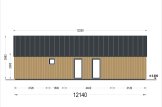 Chalet en bois ADALINE (44 mm + bardage), 50 m² specification 4
