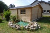 Garage en bois (44 mm), 6x6 m, 36 m² customer 2